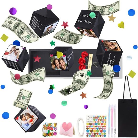 DIY Surprise Gift Box Explosion for money‎ - Picture 1 of 6